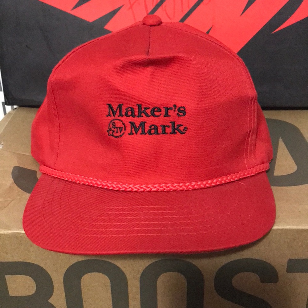 Vintage Maker’s Mark hat.